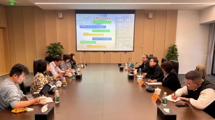 石培文董事長(zhǎng)一行赴快手總部考察座談